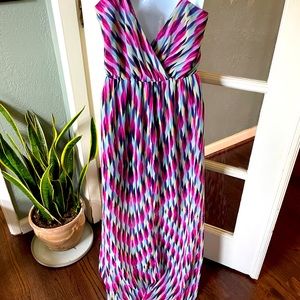Avaleigh multi colored maxi sundress